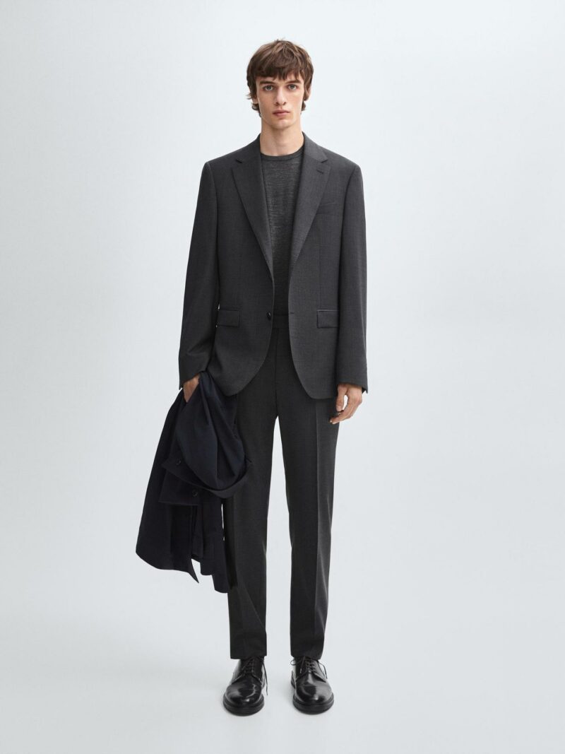 COSTUME MASSIMO DUTTI 100% LAINE