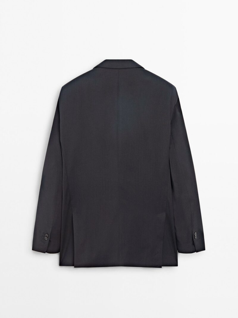VESTE DE COSTUME MASSIMO DUTTI 100% LAINE – Image 8