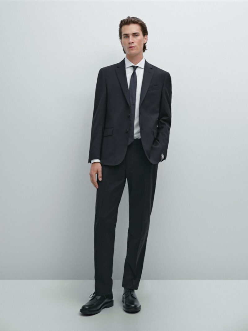 VESTE DE COSTUME MASSIMO DUTTI 100% LAINE