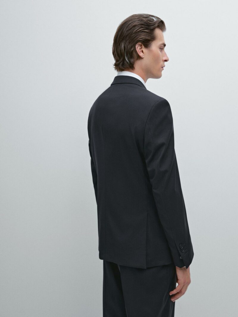 VESTE DE COSTUME MASSIMO DUTTI 100% LAINE – Image 3