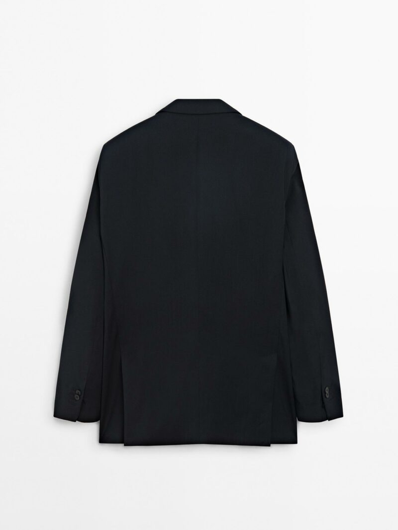 VESTE DE COSTUME MASSIMO DUTTI 100% LAINE – Image 7